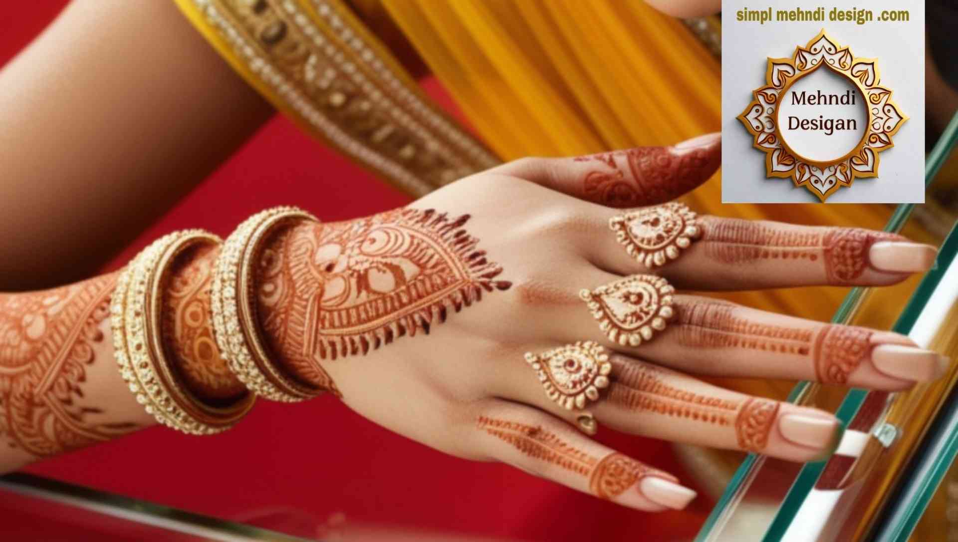 Back hand mehndi Design