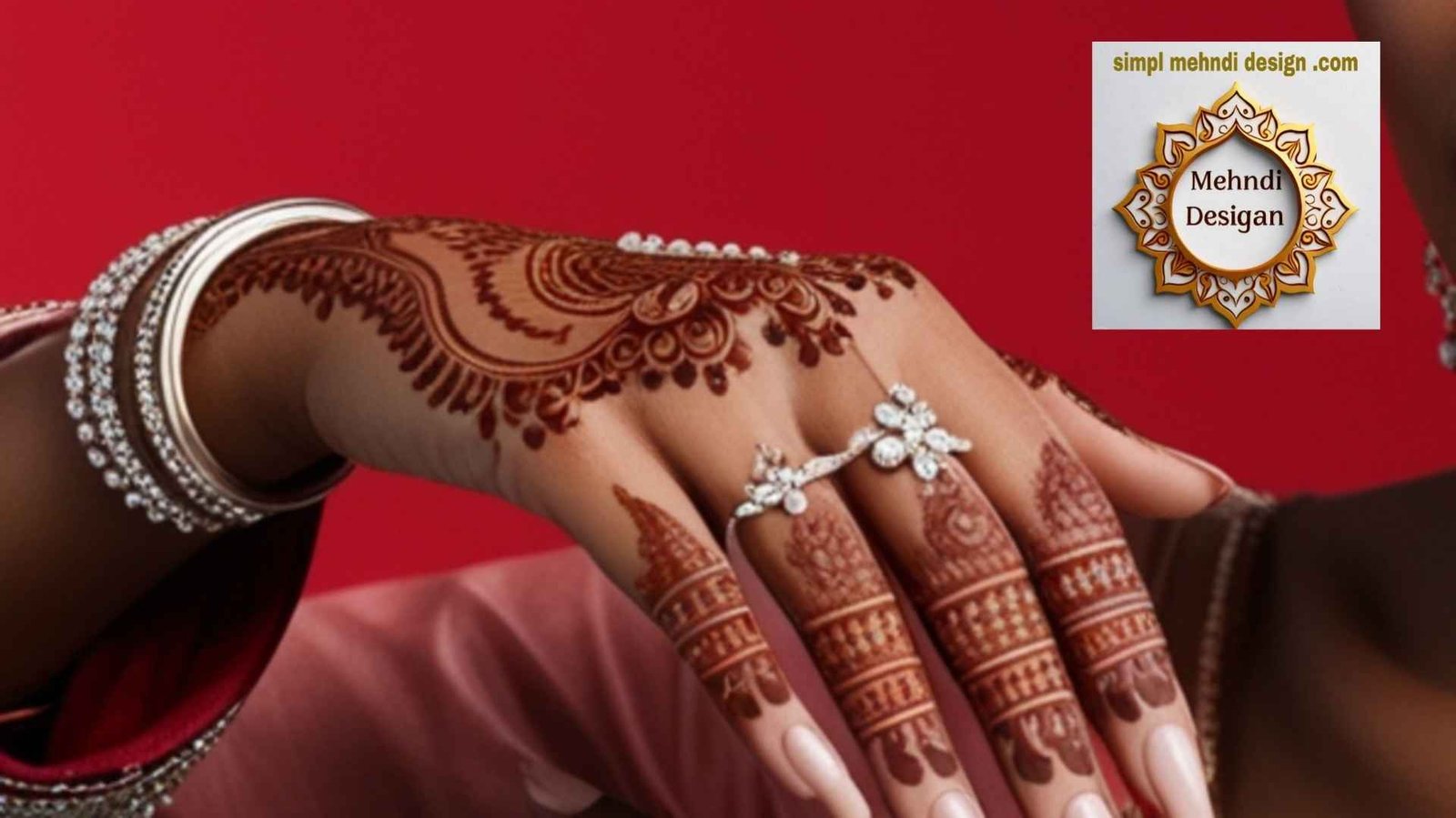 Back hand mehndi Design