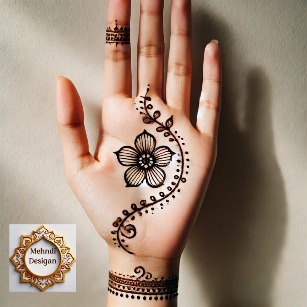 simple mehndi Design