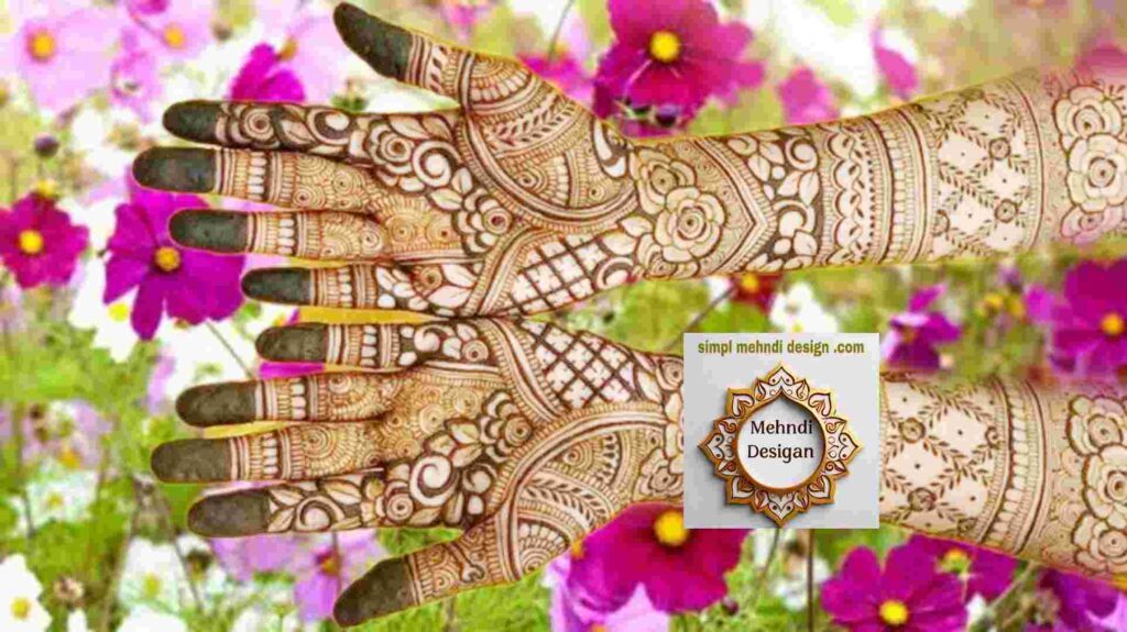 Modern Royal Front Hand Mehandi Design