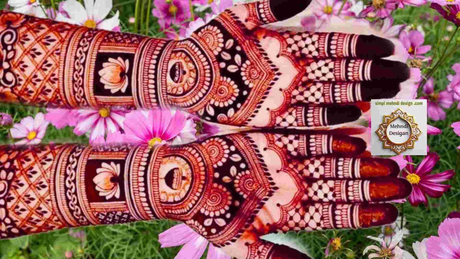Modern Royal Front Hand Mehndi Design