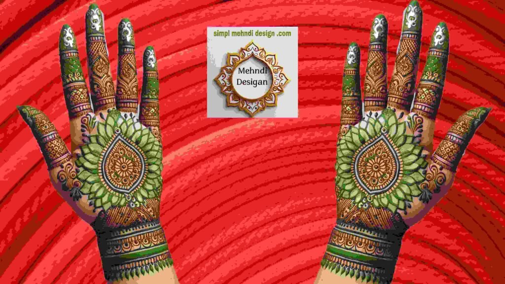 Royal Modern Front Hand Mehndi Design