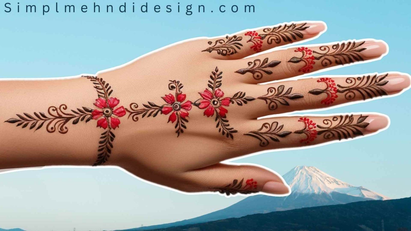 Easy Mehndi Design Back Hand