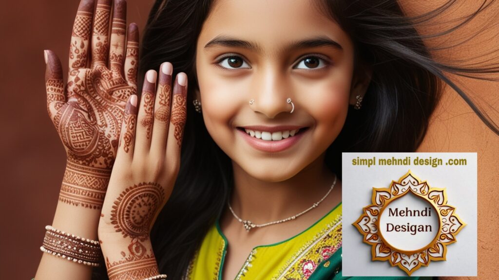 Kids Mehandi Design