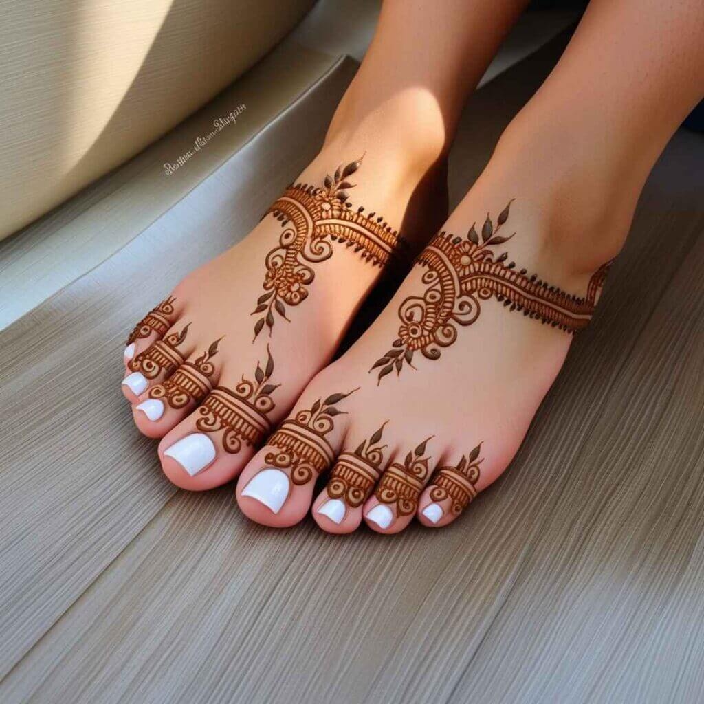 Mehendi Design Easy foot