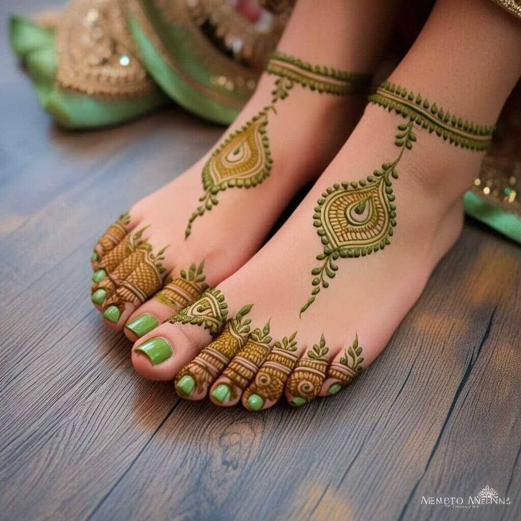 Foot Mehndi Design