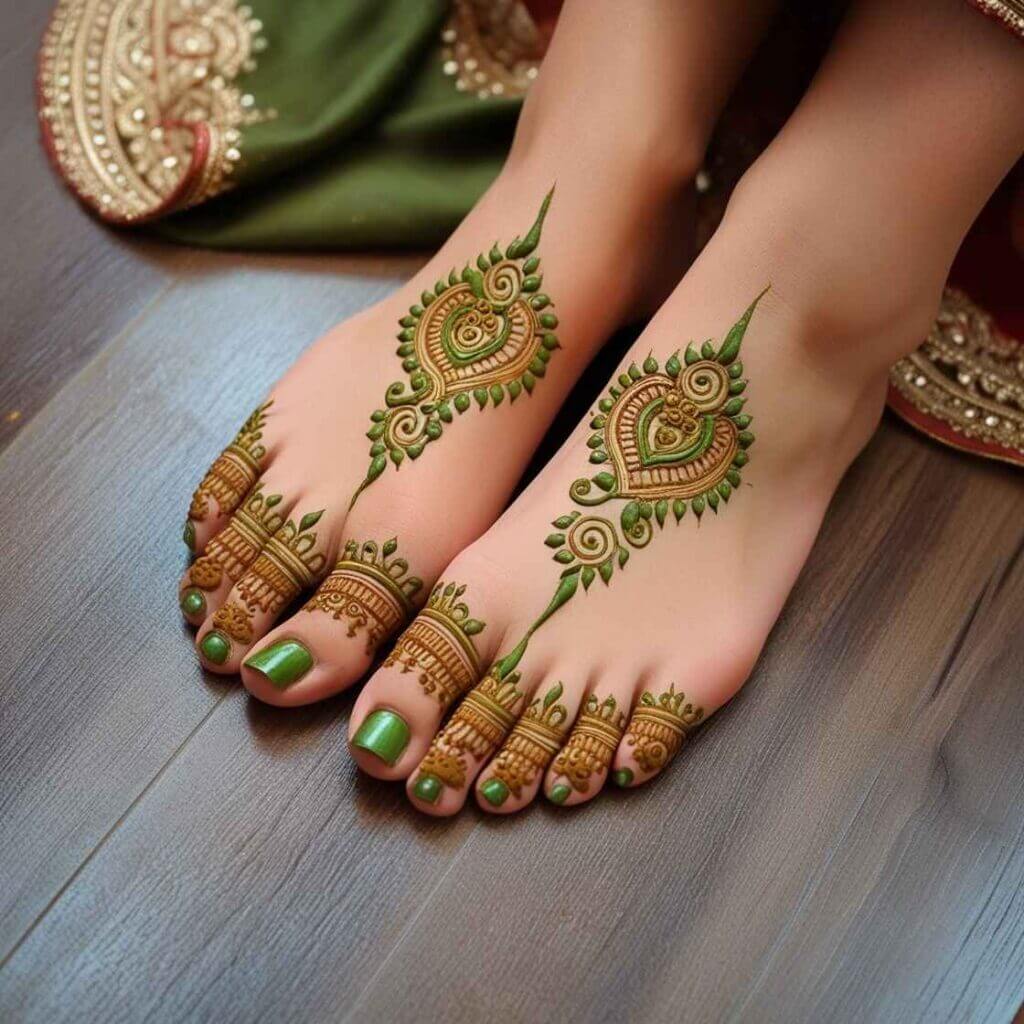 Foot Mehndi Design Photos,