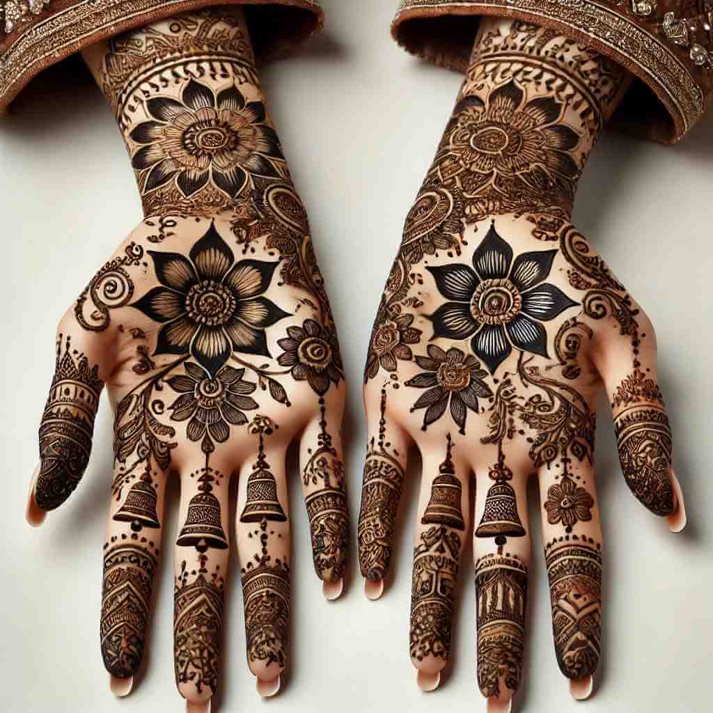 Full Hand Arabic mehndi design