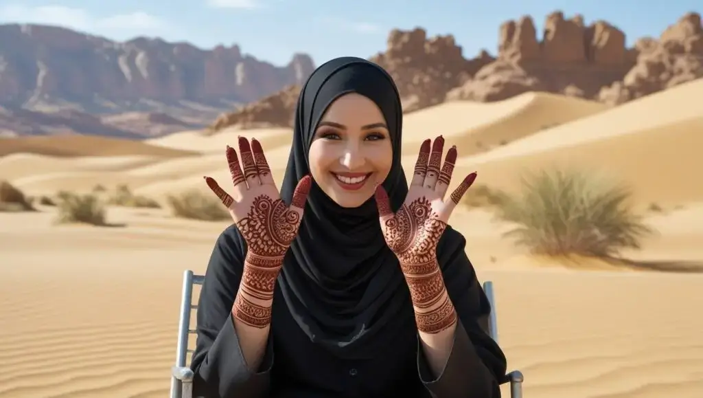 Easy Arabic Mehndi Design Front Hand