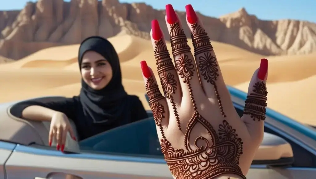 Simple Arabic Mehndi Design