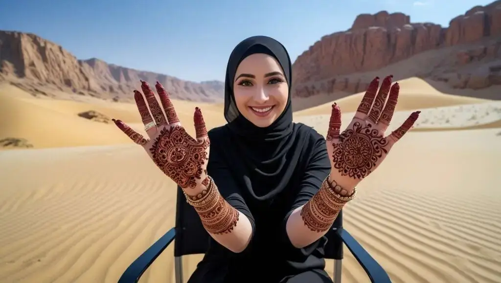 Stylish Arabic Mehndi Design