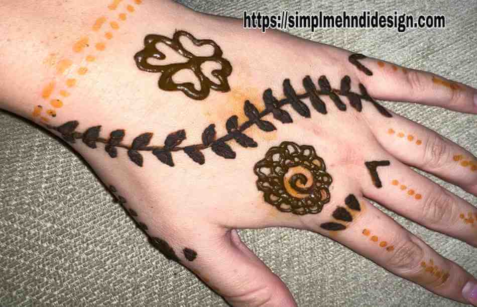 Mehandi ka Design in Arabic