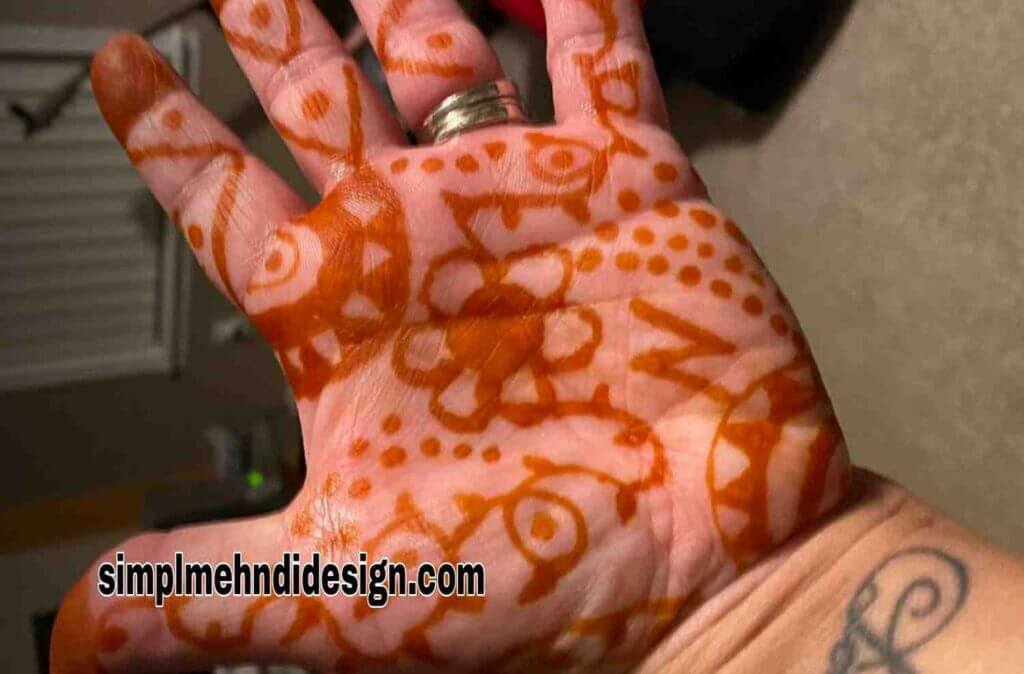 Mehndi Design Simple Front for Quick & Stylish Application