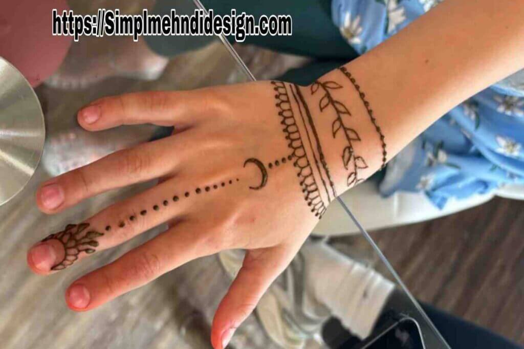 Easy Mehandi Design Simple for Beginners