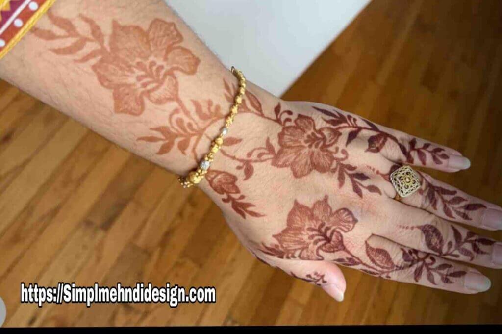 सिंपल मेहंदी डिजाइन