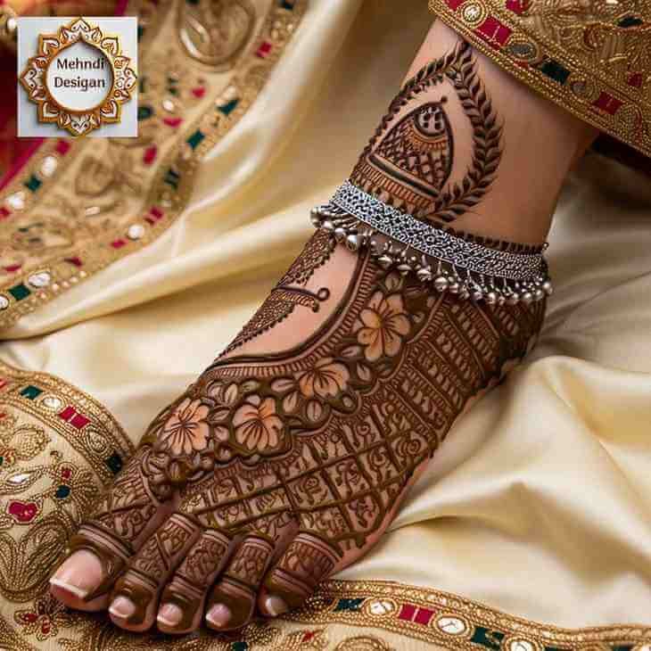 Foot mehndi design