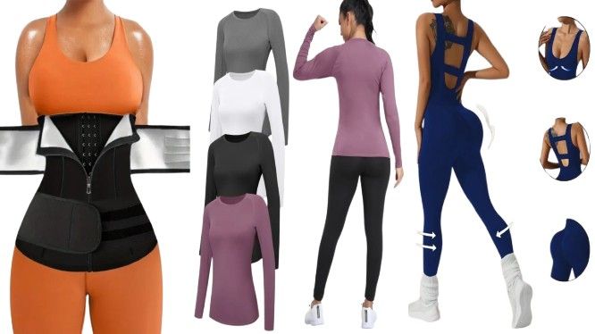 الجمبسوت الرياضي sports jumpsuit